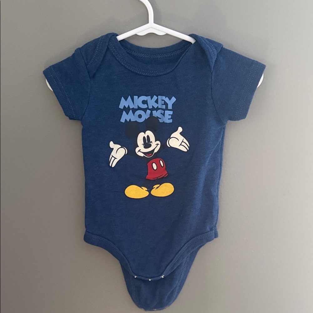 Disney Mickey Mouse Navy Bodysuit